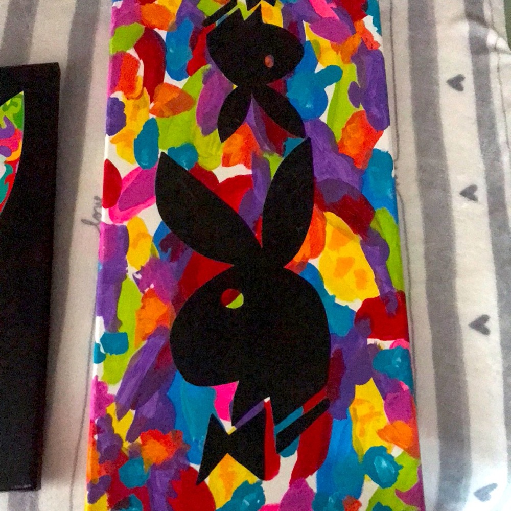Playboy canvas painting